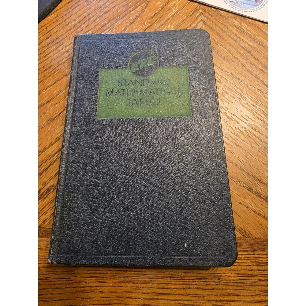 CRC Standard Mathematical Tables 11th Edition 1957 Vintage Hardcover Chem Math